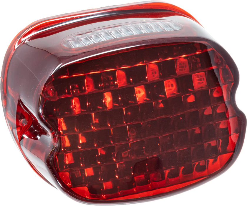 Letric Lighting Co. LLC-STL-R Slantback LED Taillight with Top Tag Window - Red