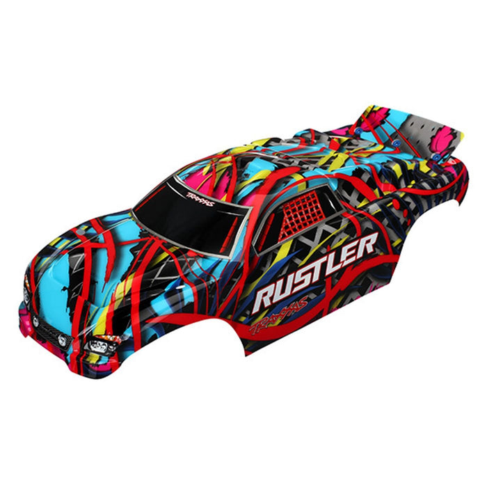 Traxxas Body Rustler Hawaiian GFX (Painted w Decals)