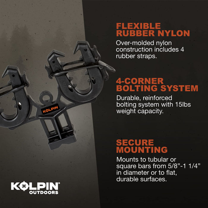 Kolpin Rhino Grip - Double - 21505, Black