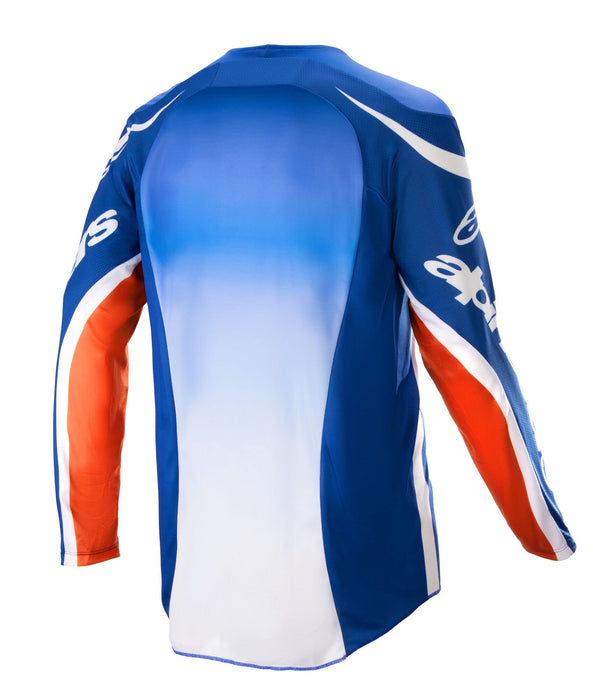 Alpinestars 2023 Racer Semi Jersey (Blue Hot Orange, X-Large)