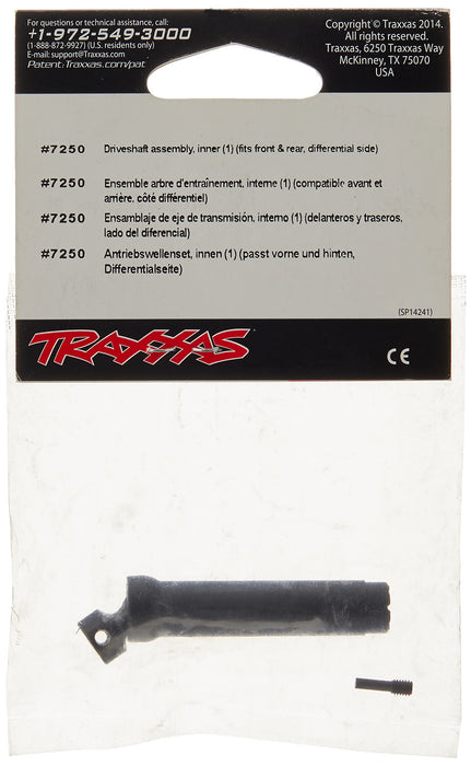 Traxxas 7250 1/16 Summit VXL Inner Driveshaft Assembly