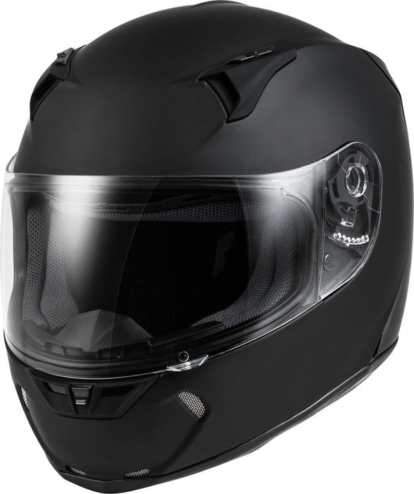 Fly Racing 73-8352M Revolt Solid Helmet Ece Matte Black Md