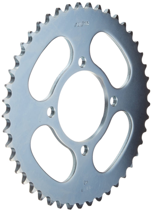 Sunstar 2-111745 45-Teeth 420 Chain Size Rear Steel Sprocket,Silver, 2XL