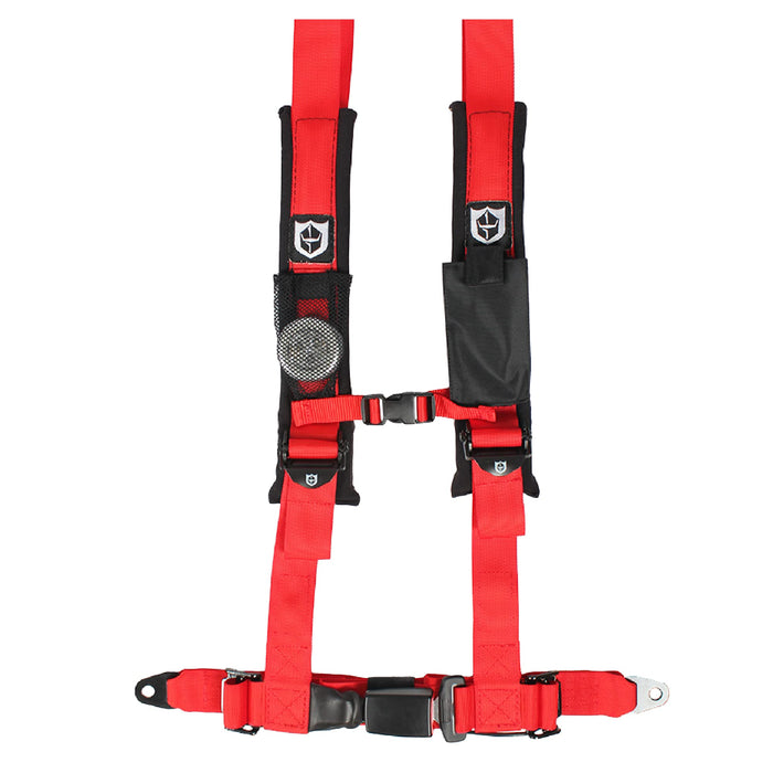 Pro Armor - A16UH349RD Red 4 Point 2" Harness - Passenger Side