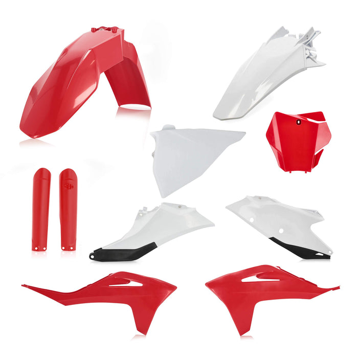 Acerbis Full Plastic Kits For Gas Gas - Red/White (2872791005)