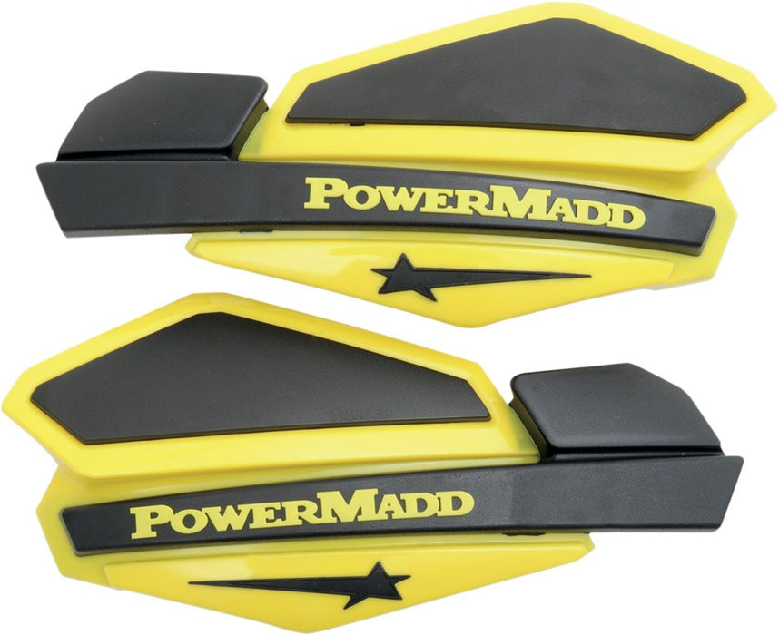 PowerMadd 34206 Star Series Handguard - RM Yellow/Black