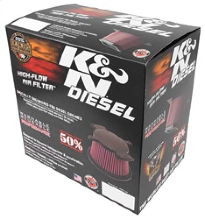 K&N 03-05 Compatible with Dodge Pick Up 5.9L-L6 Drop In Air Filter E-0776