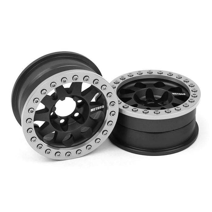 Vanquish Products 1/10 Method 101 V2 1.9 Race Crawler Wheels 12Mm Hex Black Anodized 2 Vps07756 VPS07756