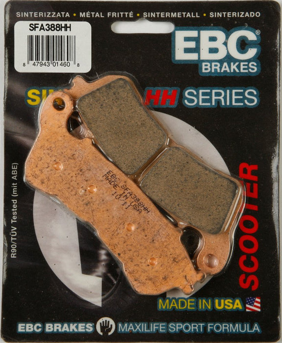 EBC Brakes SFA388HH Sintered Scooter Brake Pad