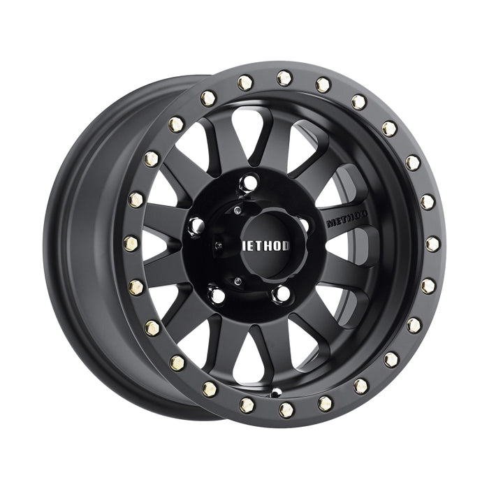 Method MR304 Double Standard 15x8 -24mm Offset 5x4.5 83mm CB Matte Black Wheel MR30458012524N