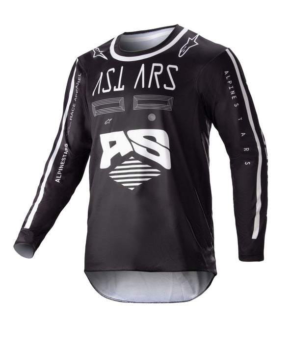 Alpinestars 2023 Youth Racer Found Jersey (Black, Youth X-Large)