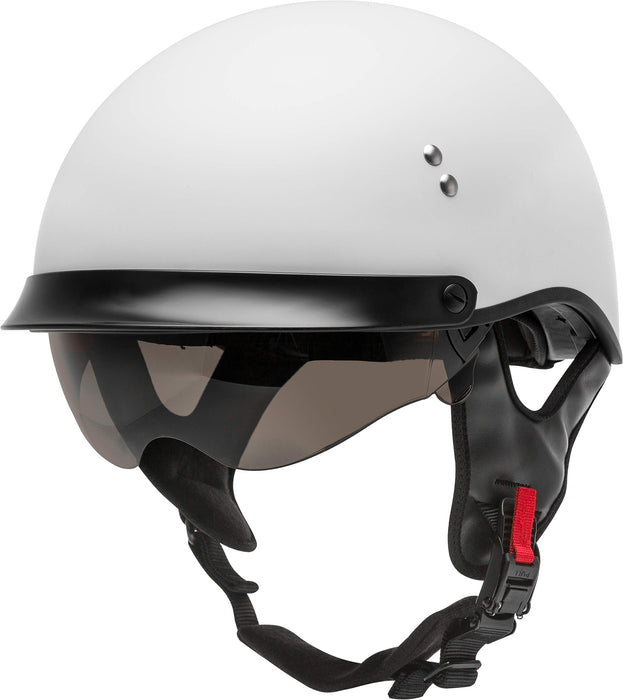 GMAX HH-65 Naked DOT Approved Half Helmet for Motorcycle, Moped, Scooter and More