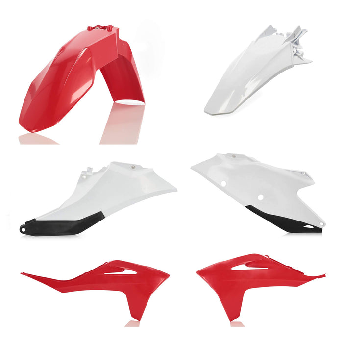 Acerbis Plastic Kit (RED/WHITE) For 21-22 GAS GAS MC450F