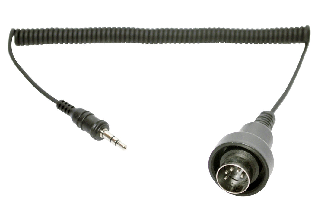 Sena SC-A0121 3.5mm Stereo Jack to 5-Pin DIN Cable for Honda Gold Wing , Black