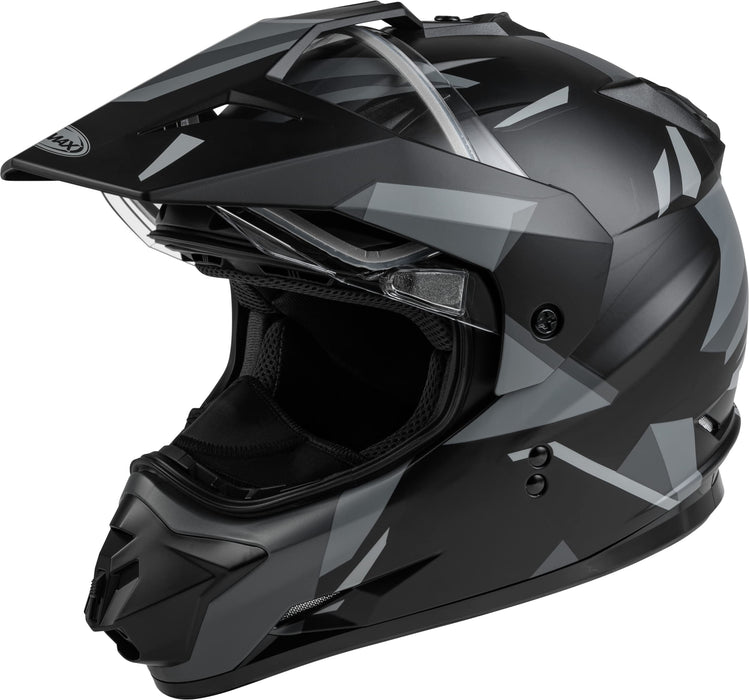 Gmax A2114074 Gm-11S Ripcord Adventure Snow Helmet Matte Black/Grey Sm