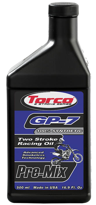 Torco GP-7 2-Stroke Motorcycle Racing Pre-Mix Oil - 500ml