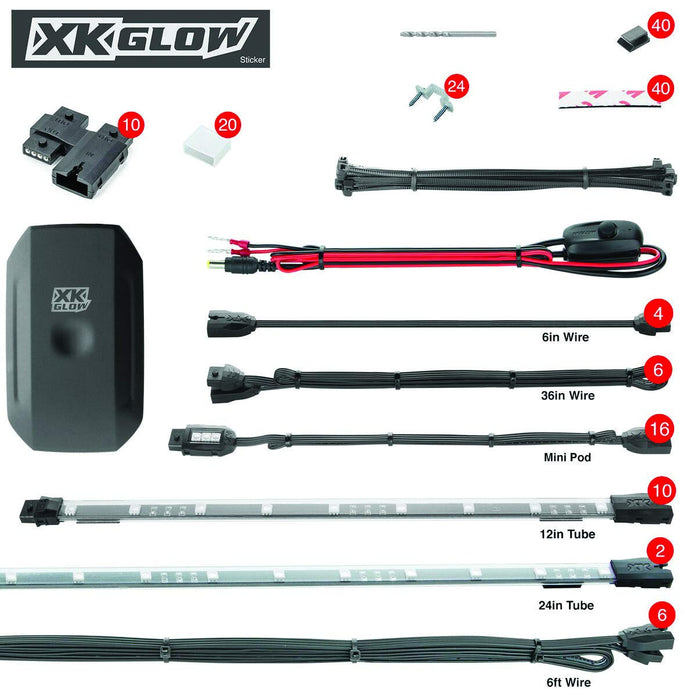 XKGLOW XK-UTV-STA Accessory Light Kits