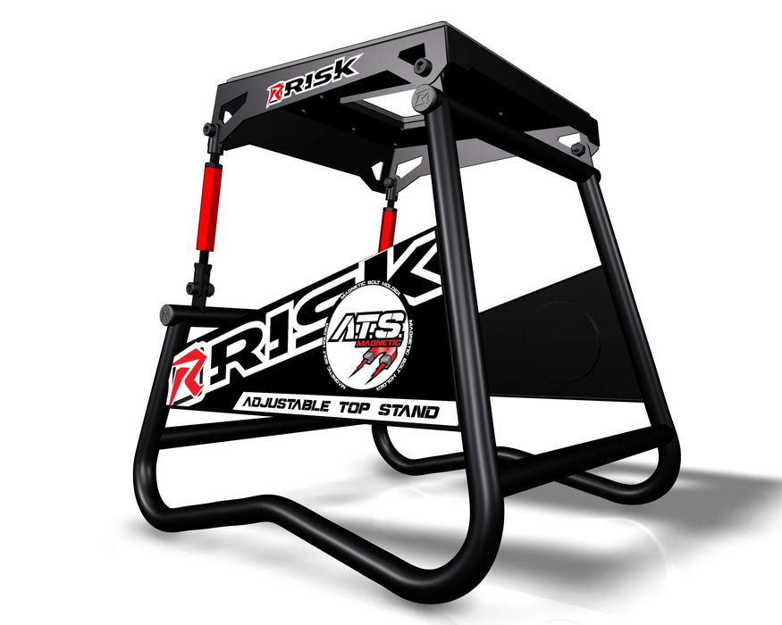 RISK Racing 00381 ATS Adjustable Top Magnetic Motocross/Dirt Bike Stand 16.75" x 16" x 17"