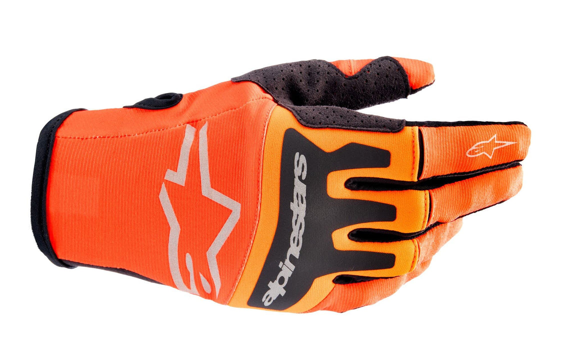 Alpinestars Techstar Gloves (Hot Orange Black, Large)