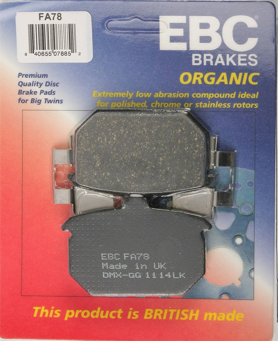 EBC Standard Brake Pads (Rear) Compatible With 86 HARLEY XLH1100