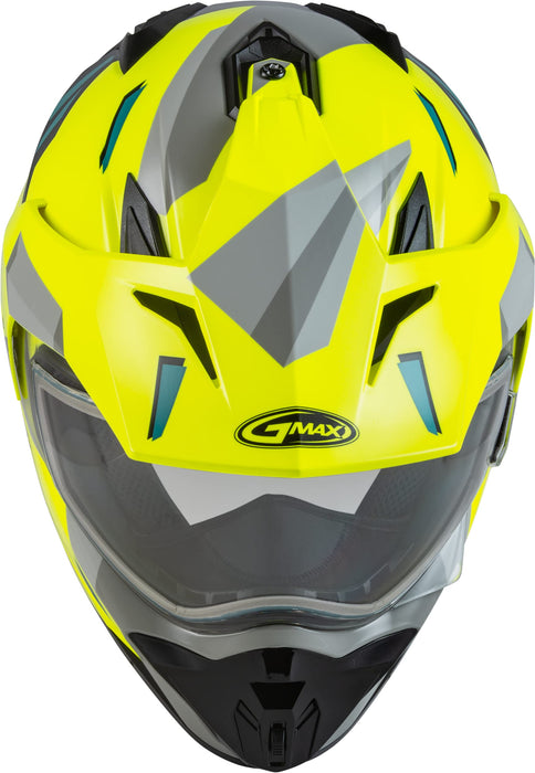 Gmax A2114687 Gm-11S Ripcord Adventure Snow Helmet Hi-Vis/Grey/Blue XL