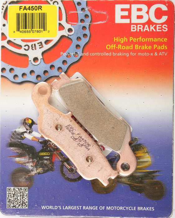 EBC Brakes R-Series Long-Life Sintered Brake Pads Compatible for Yamaha YZ125 2008-2014 Front