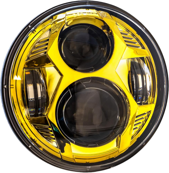 Letric Lighting Co. LLC-CC-5G 5.75in. LED Headlight - Color Collection Wide-Array LED - Gold