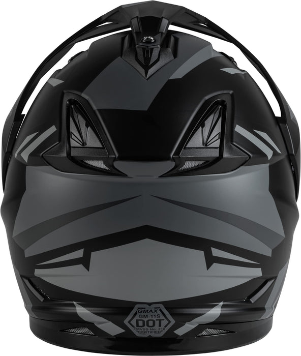 Gmax A2114074 Gm-11S Ripcord Adventure Snow Helmet Matte Black/Grey Sm