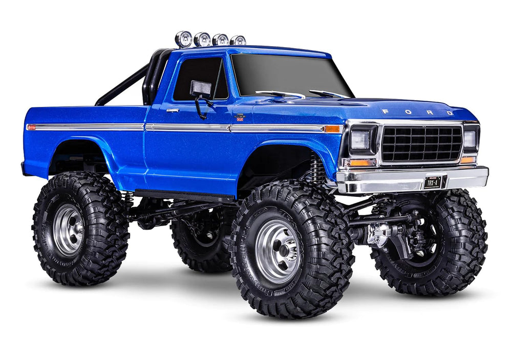 Traxxas 1/10 TRX-4 1979 Ford F-150 High Trail Edition: Blue (Needs Battery & Charger) 92046-4-Brown