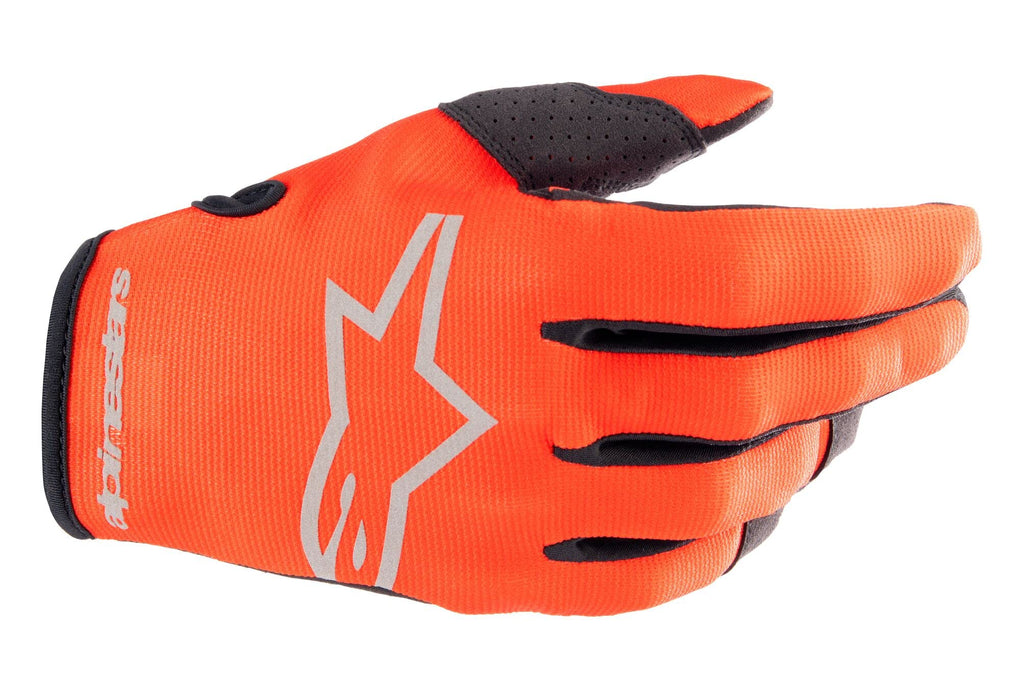 Alpinestars Youth Radar Gloves (Hot Orange Black, Youth 3X-Small)