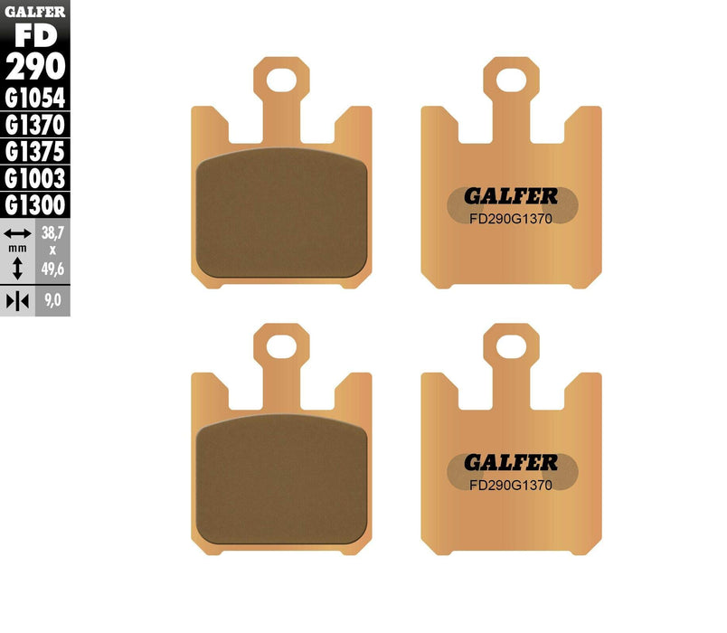 Galfer G1370 HH Brake Pads (Front G1370) Compatible with 03 Suzuki GSXR1000