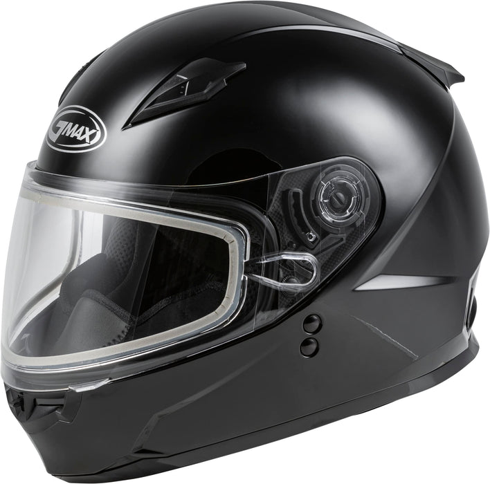 GMAX GM-49Y Cold Weather, Youth Full-Face Helmet, DOT Approved for Snow & Motor Sports (Black)