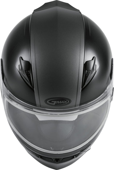 FF-49S Full-FACE Hail Snow Helmet Matte Black/Grey LG