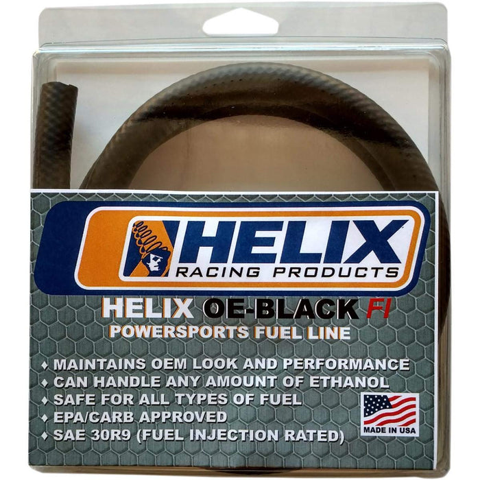 Helix 22-0057 Fuel/Oil Line Black 3/8" X 10'