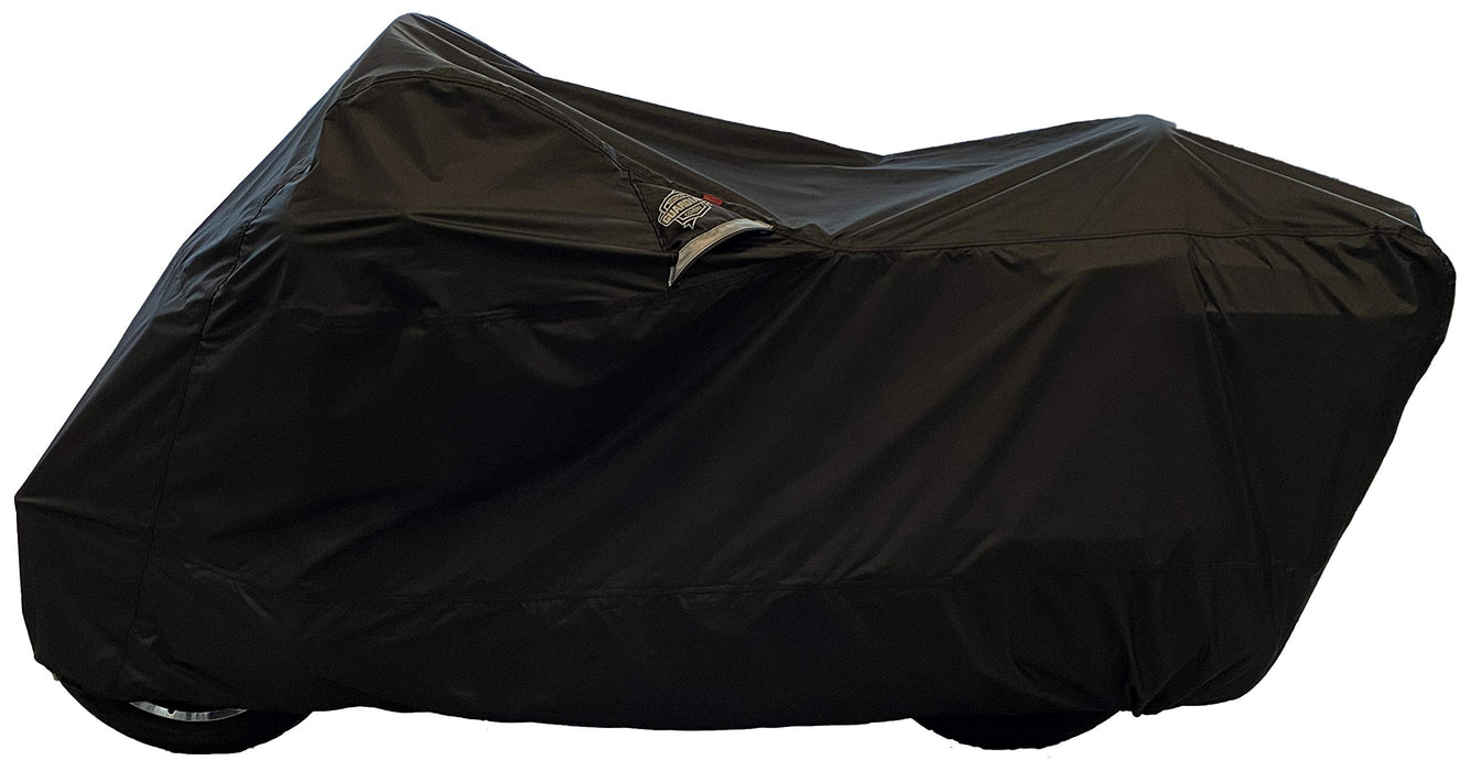 Dowco WeatherAll Plus Motorcycle Cover, Ratchet Attachment, Black, Waterproof XL