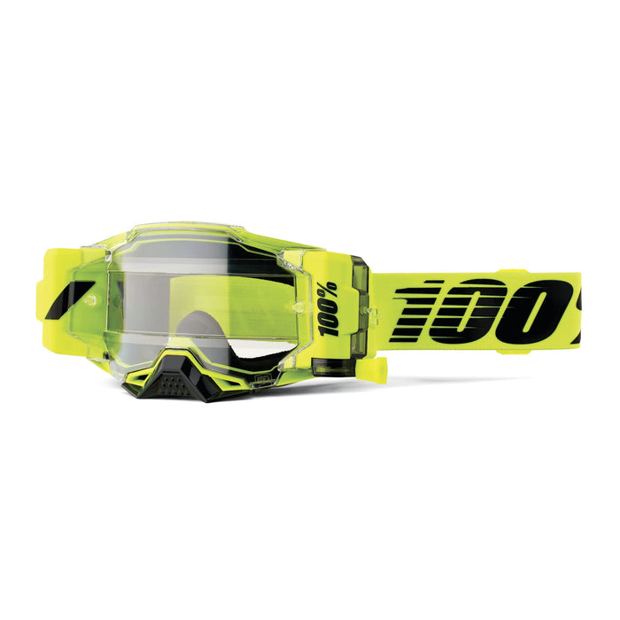 100% ARMEGA FORECAST Goggle Nuclear Citrus - Clear Lens