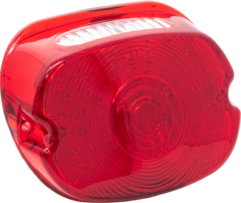 Letric Lighting Co. LLC-SLTL-R Slantback LED Taillight - Low-Profile LED Without Top Tag Window - Red