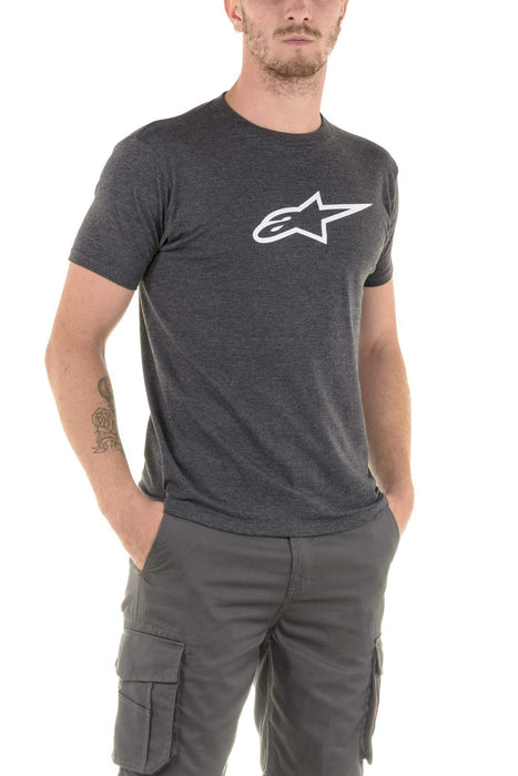 Alpinestars Unisex-Adult Ageless II Tee-Charcoal Heather/Grey (X-Large) (Multi, One Size)