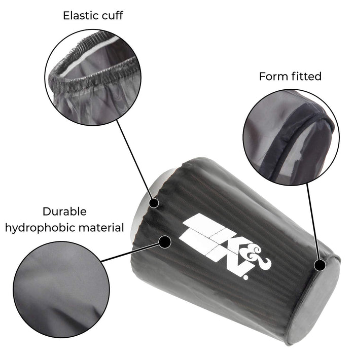 K&N Ru-1230Pk Black Precharger Filter Wrap For Your Ru-1150 Filter RU-1230PK