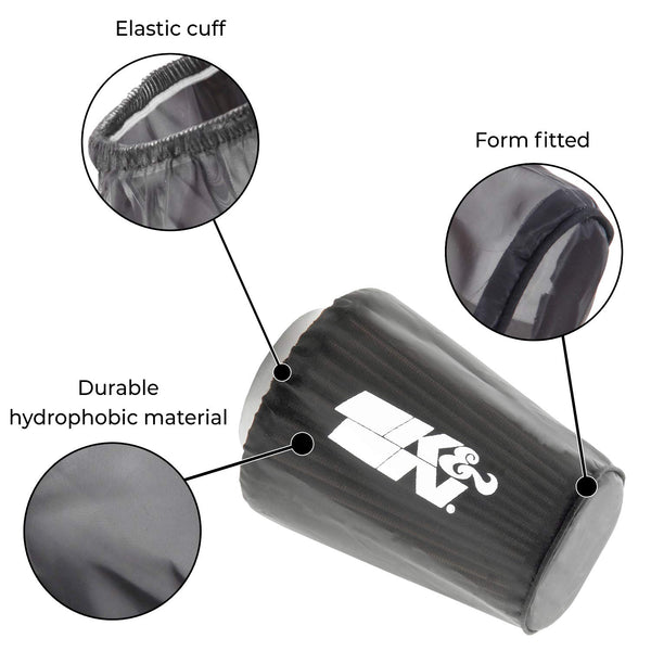 K&N Rk-3902Pk Black Precharger Filter Wrap For Your E-3324 Filter RK-3902PK