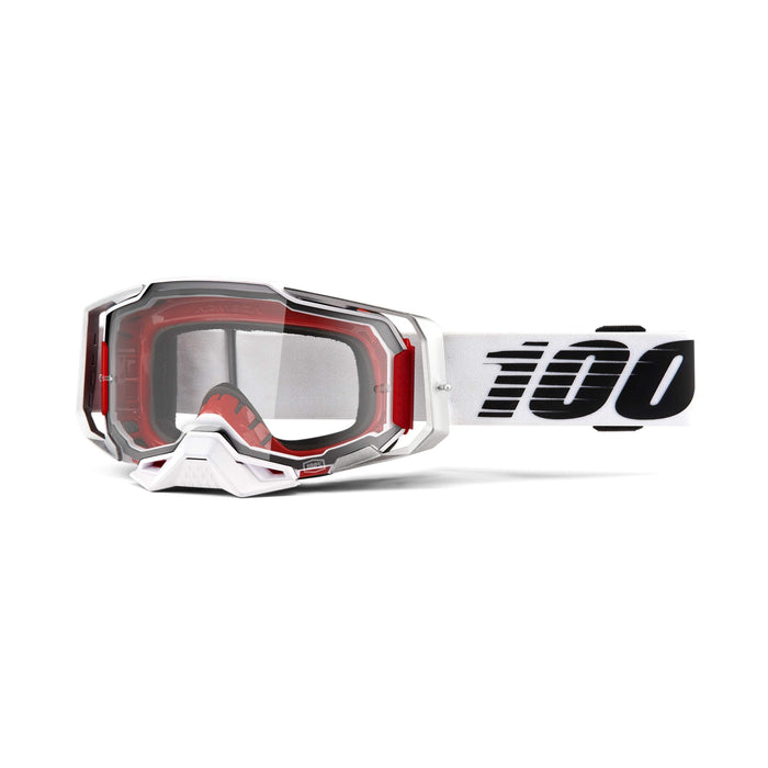 100% ARMEGA Premium Protective Sport Goggles with Ultra HD Lens & Nose Guard (Lightsaber - Clear Lens)