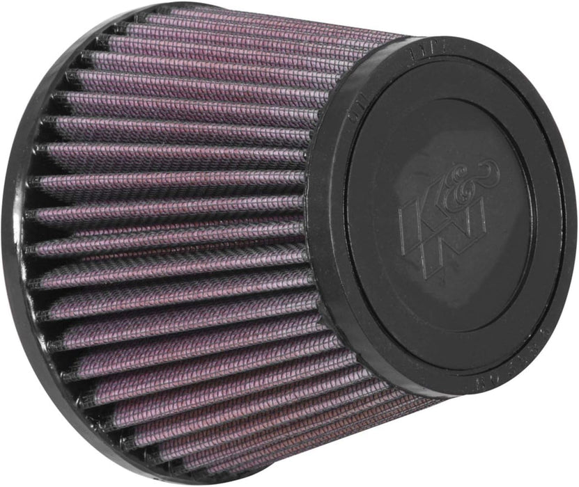 K&N Universal Clamp-On Air Intake Filter: High Performance, Premium Washable Replacement Filter: Flange Diameter: 3.5 In, Filter Height: 4 In, Flange L: 0.625 In, Shape: Round Tapered, RU-2990, Black