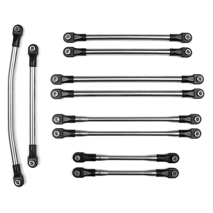 Vanquish Products Incision 12" 1/4 Steel 10Pc Link Kit Scx10-Ii Vpsirc00071 Electric Car/Truck Option Parts VPSIRC00071