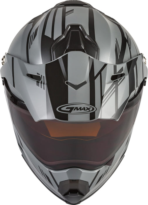 Gmax AT-21Y Epic Youth Snowmobile Helmet - Matte Grey/Black/Small