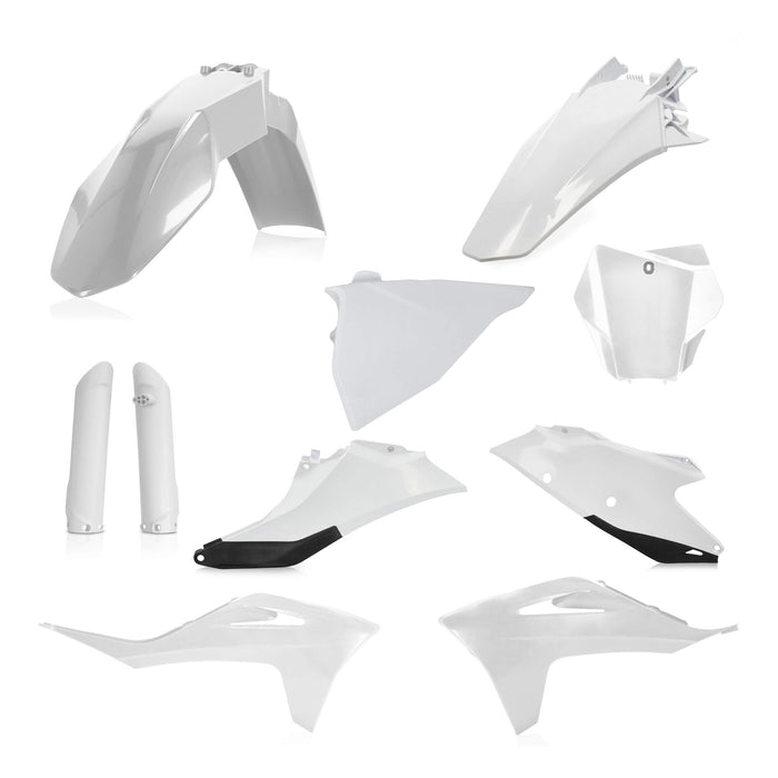 Acerbis Full Plastic Kits For Gas Gas - White/Black (2872791035)