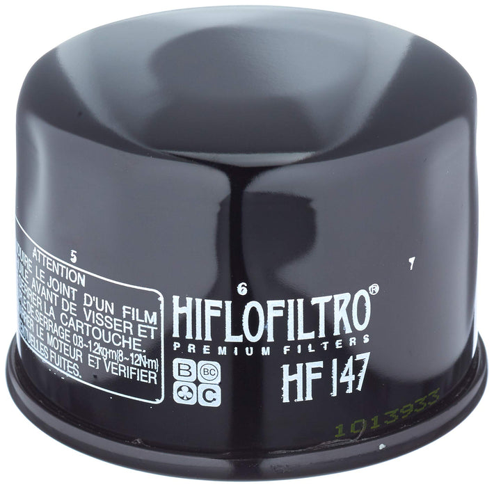 Hiflofiltro HF147 Single Oil Filters, black