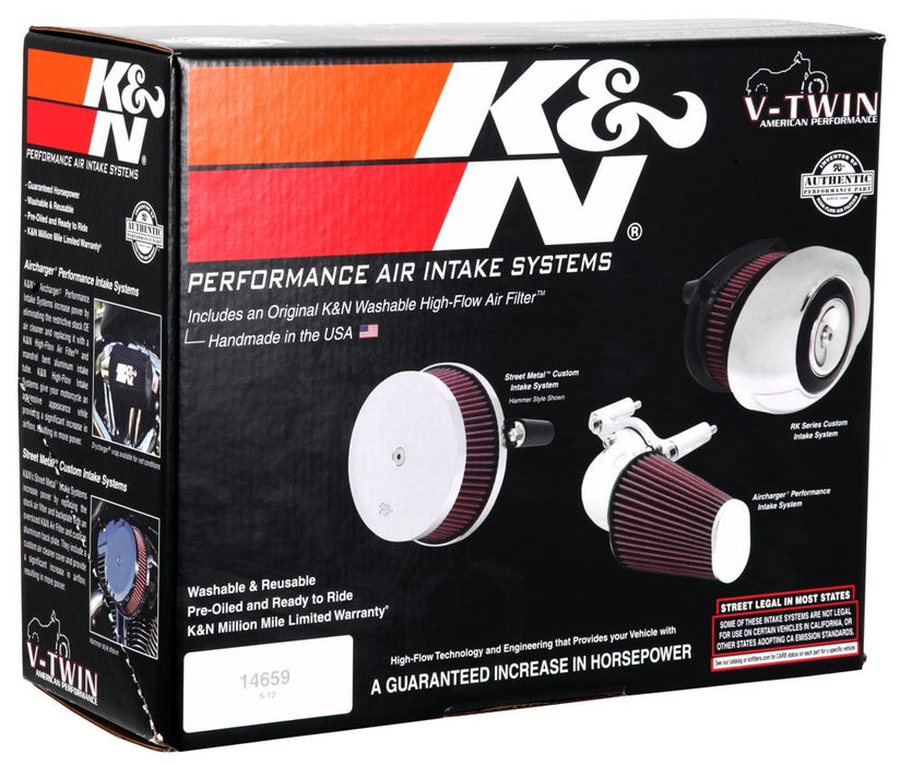 K&N 63-1122P Harley Davidson Performance Intake Kit