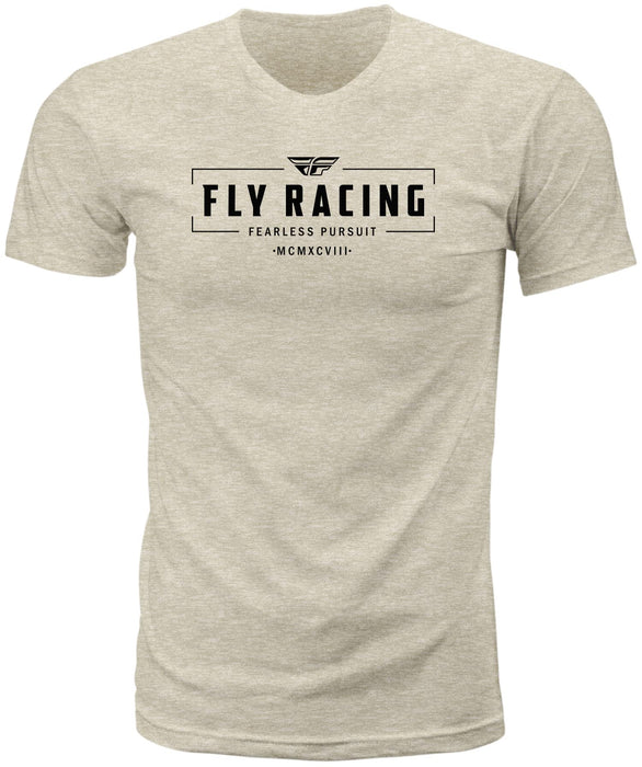 Fly Racing 352-0064S Fly Motto Tee Natural Sm