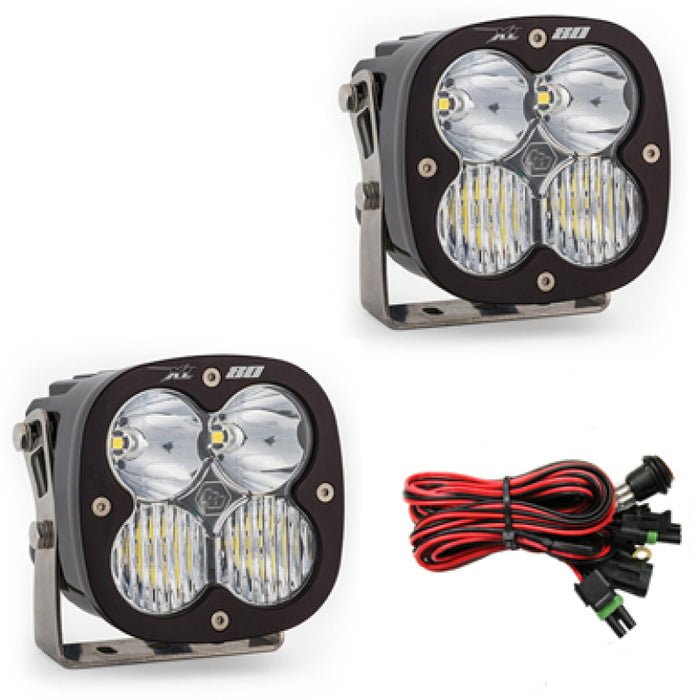 Baja Designs XL80 Series Driving Combo Pattern Pair LED Light Pods 677803