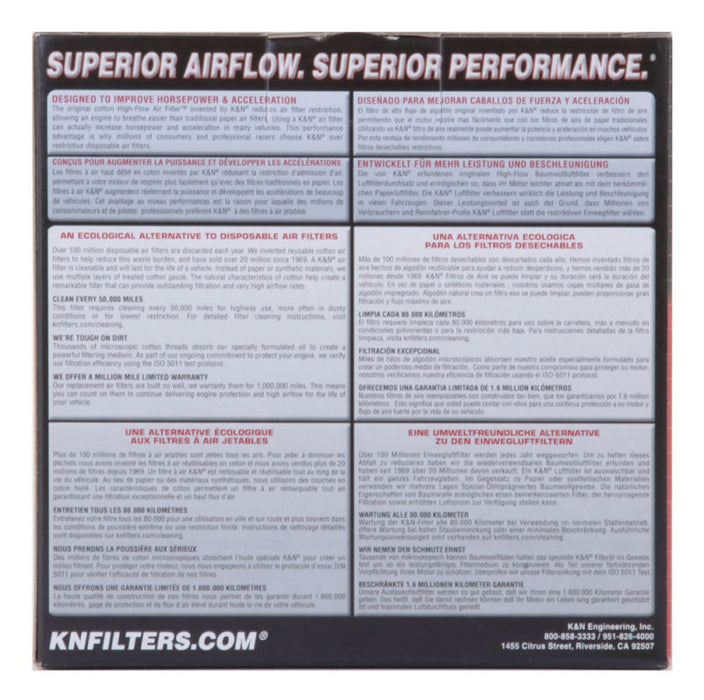 K&N Compatible with Nissan/Rover Custom Air Filter Bolt-On for Single or Two Barrel Carburetors 56-9096